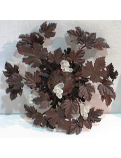 Modern rust ceiling light