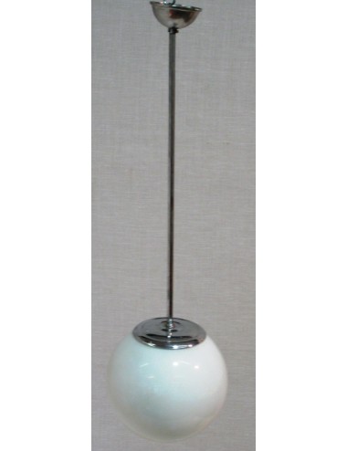 Chandelier with modern opaline