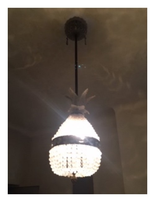 Lampadario in cristallo "Pineapple