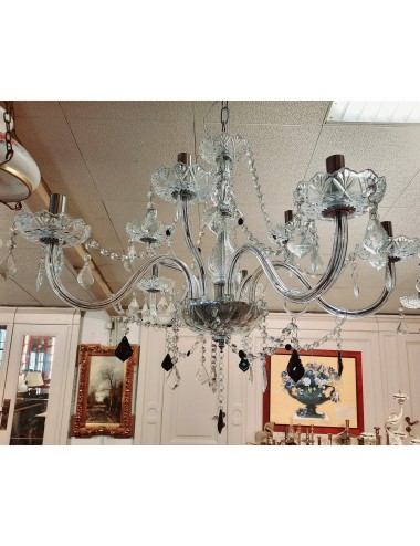 5-flame crystal chandelier