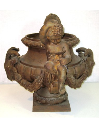 2 cast iron pots - pair