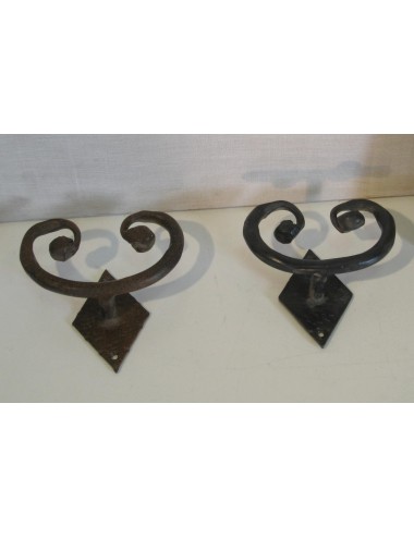 2 Modern Double Iron Clothes Hangers