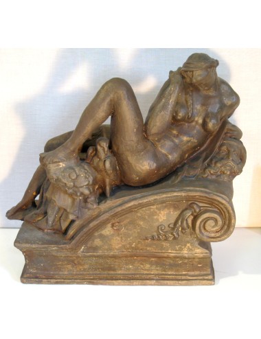 Statue  - Coppia ghisa  XX secolo