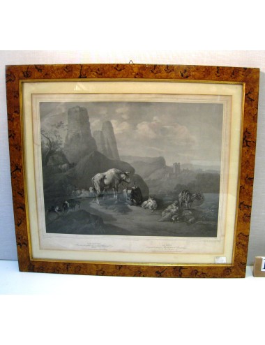 2 Large black/white cow prints