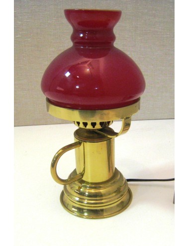 Brass bedside lamp
