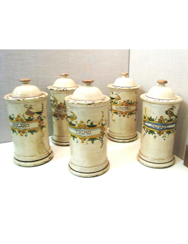 5 Large jars decorated modern