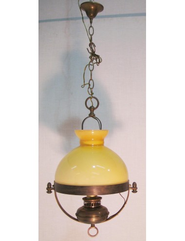 Modern brass chandelier