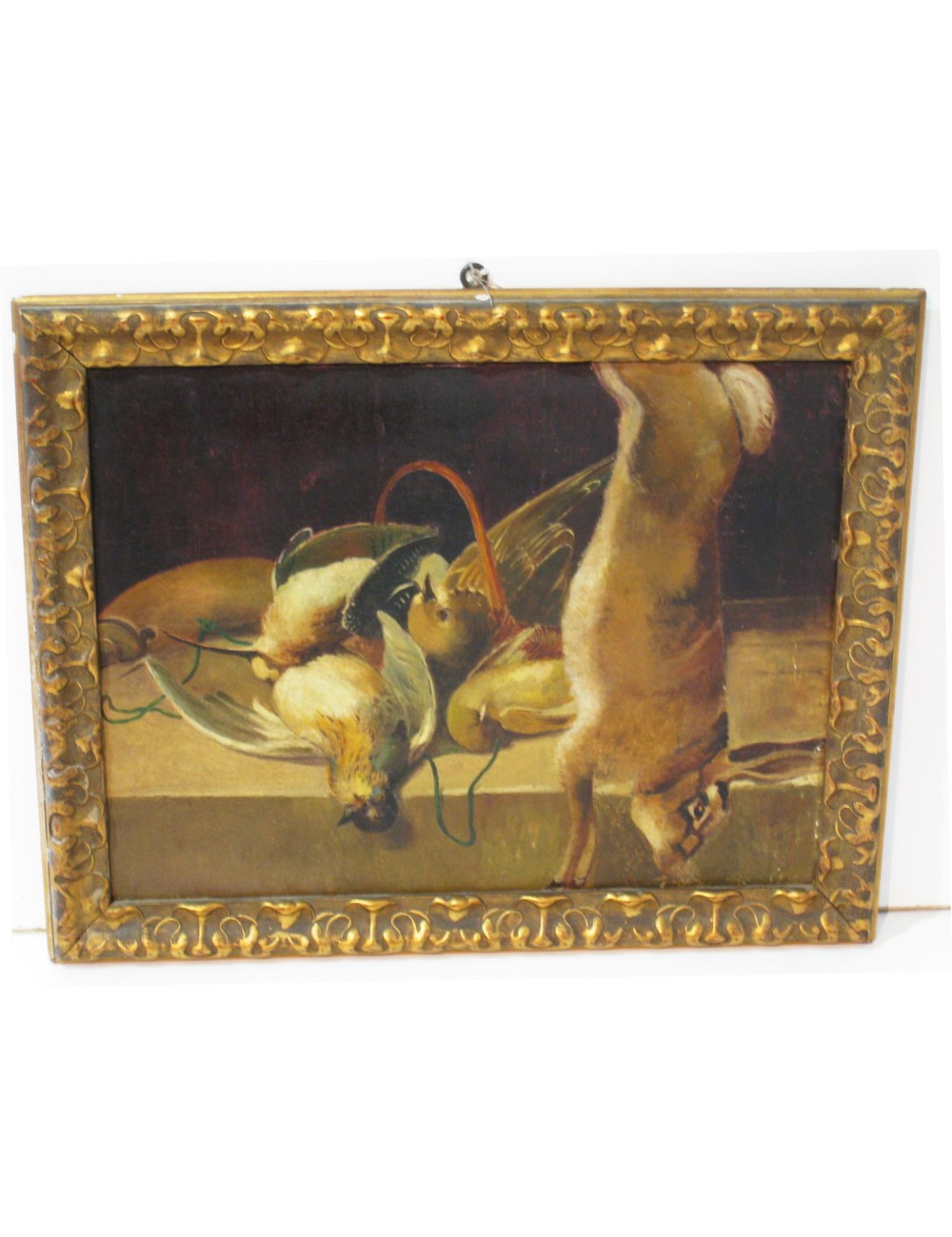 Still life painting with frame