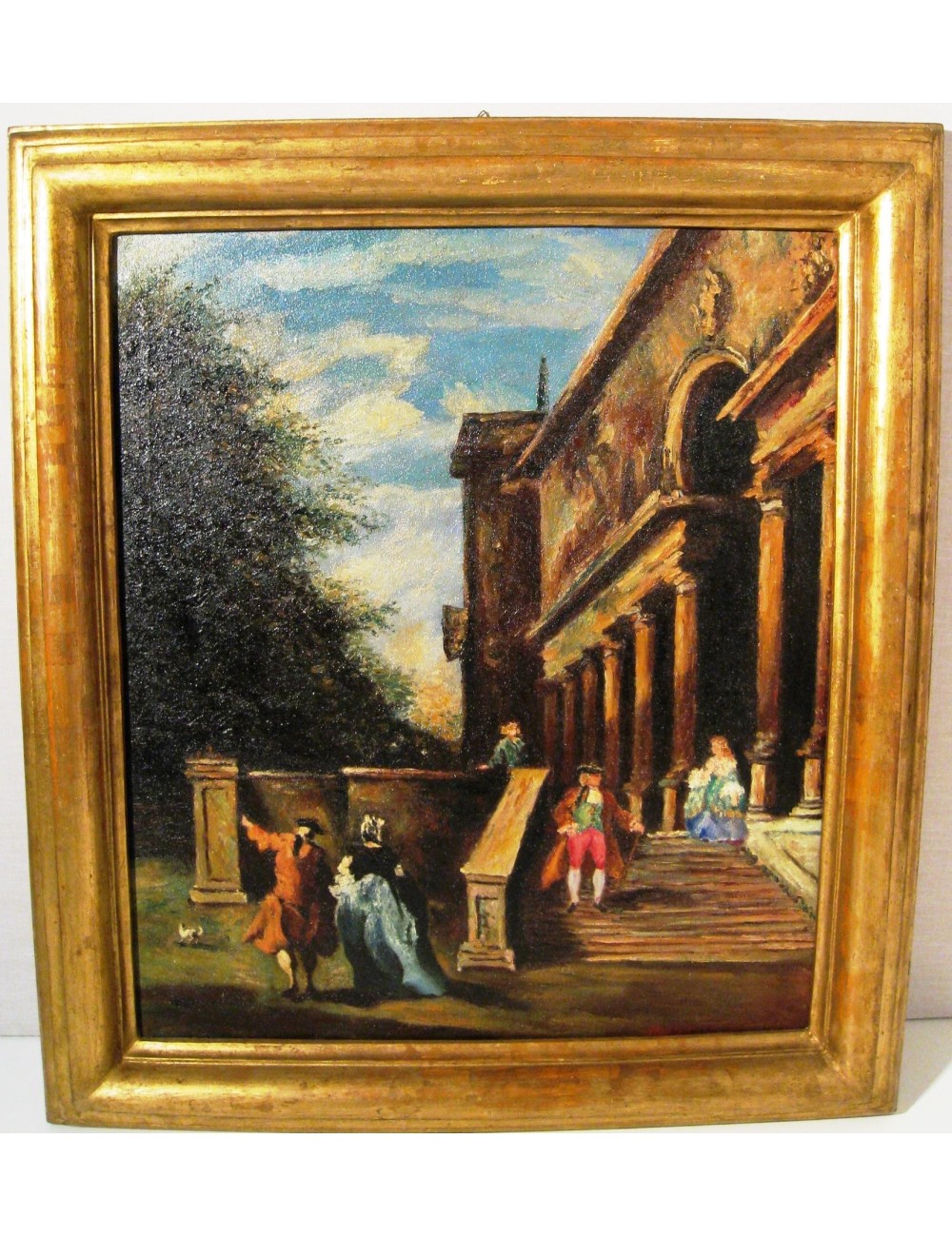 18th century copy painting 'characters'