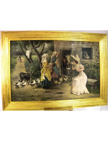 Quadro "mucca" firma illeggibile