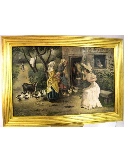 Quadro "mucca" firma illeggibile