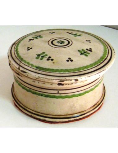 Scatoletta rotonda moderna in ceramica