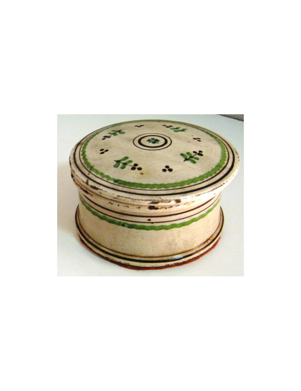 Scatoletta rotonda moderna in ceramica