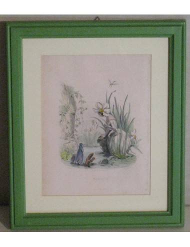 7 stampe di donne in fiore L137 - (n. 7)