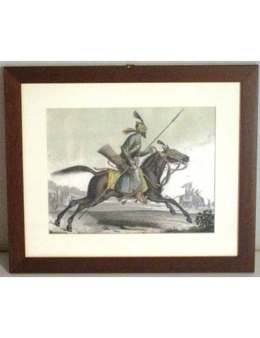3 prints of men on horseback L148 (no. 6)