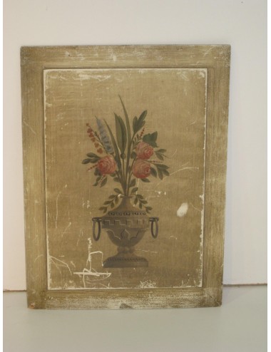 Panel print with flowers