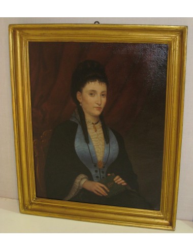 2 ( a pair ) paintings 'characters' oil 20th century illegible signature