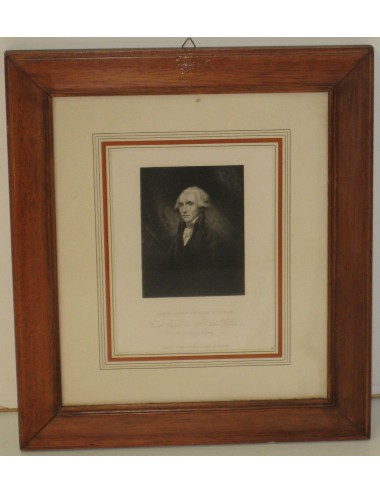4 English black/white prints characters