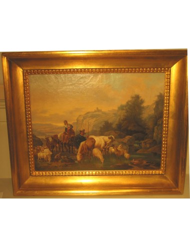 Pittura di una piccola mucca