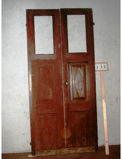 Walnut multi-mirror doors for restoration