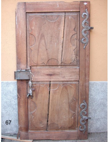 Lightly worked walnut doors for restoration