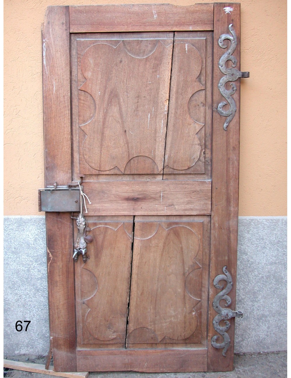 Lightly worked walnut doors for restoration Lightly worked walnut doors for restoration