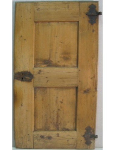 Smooth 2-mirror fir door for restoration