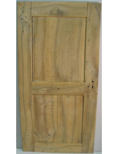 Smooth 2-mirror fir door for restoration