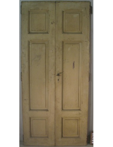 Multiple-mirror fir door for restoration