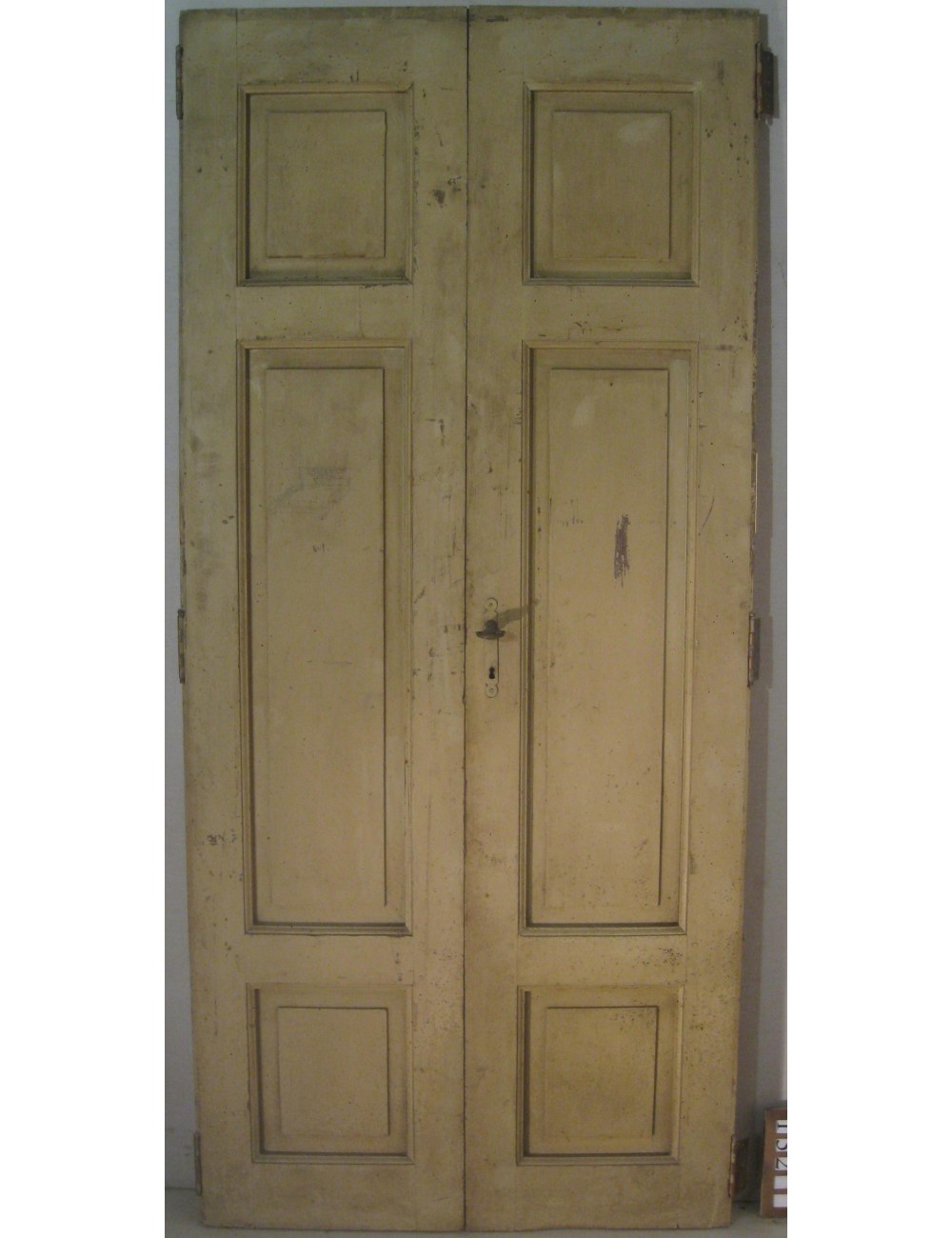 Multiple-mirror fir door for restoration Multiple-mirror fir door for restoration