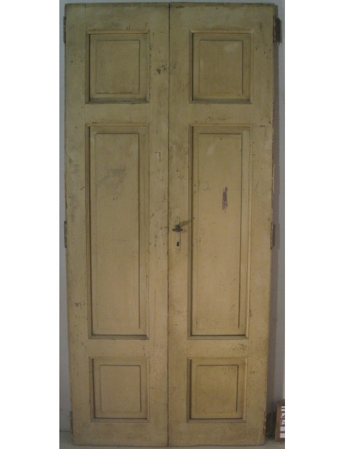 Multiple-mirror fir door for restoration