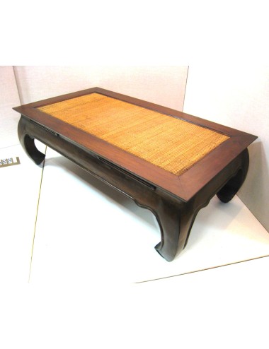 Rectangular coffee table with mat -mod. China modern