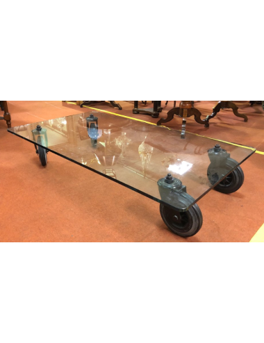 Crystal coffee table