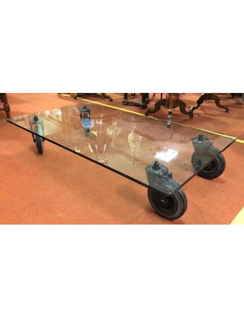 Crystal coffee table