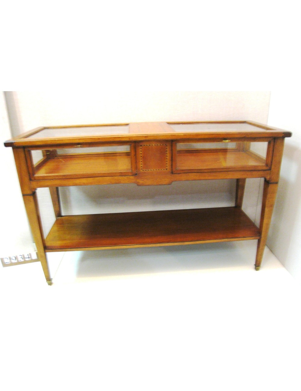 Console table with 2 opening doors inlaid on the top/modern side Console table with 2 opening doors inlaid on the top/modern side