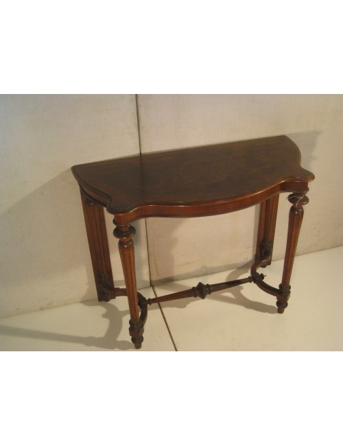 Consolle in noce dell'800