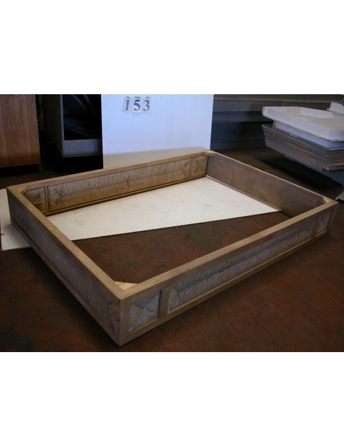 Cassone letto in paglia, moderno