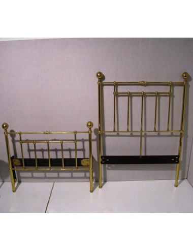 Modern single brass bed
