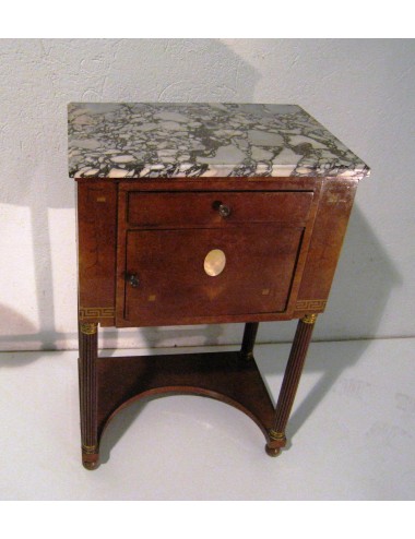Mobiletto con piano in marmo