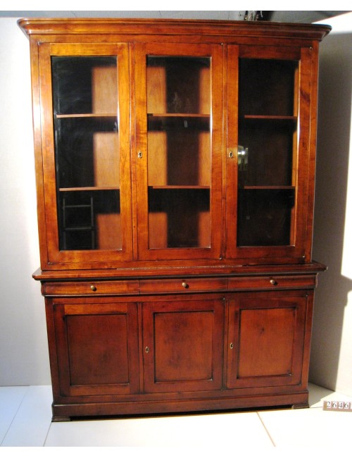 Libreria moderna in noce