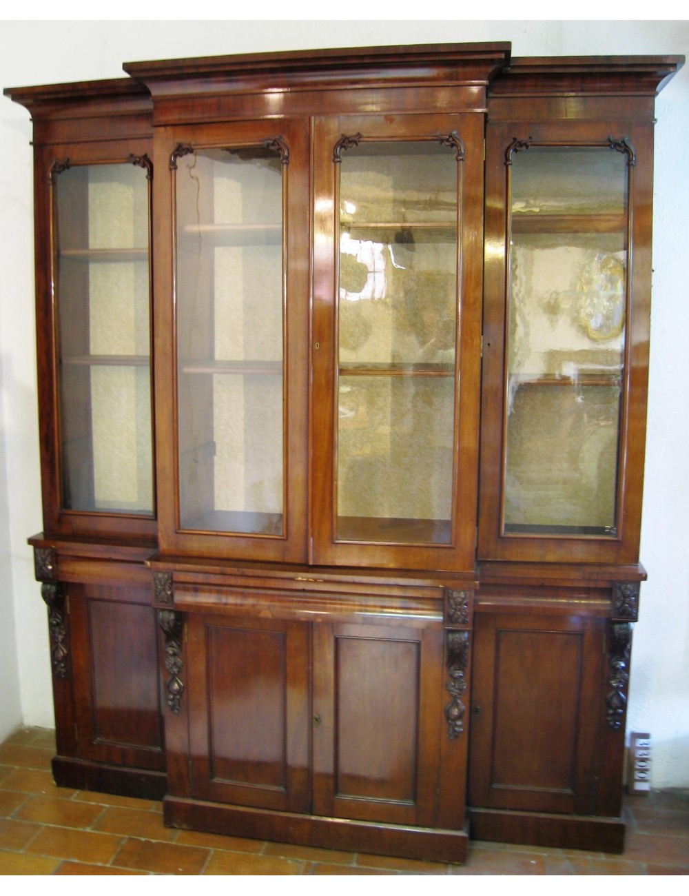 Libreria epoca Vittoriana in mogano