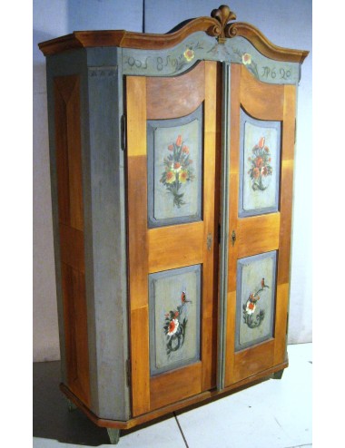 Pair of cupboards 1863 South Tyrol with restorations