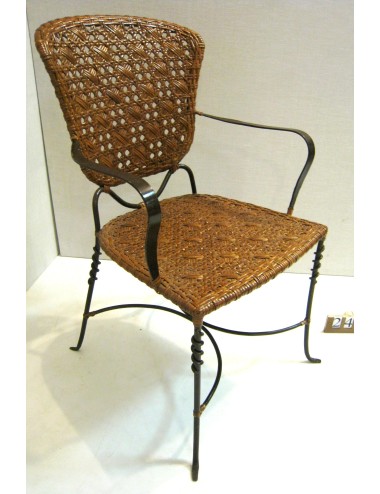 Modern iron armchair