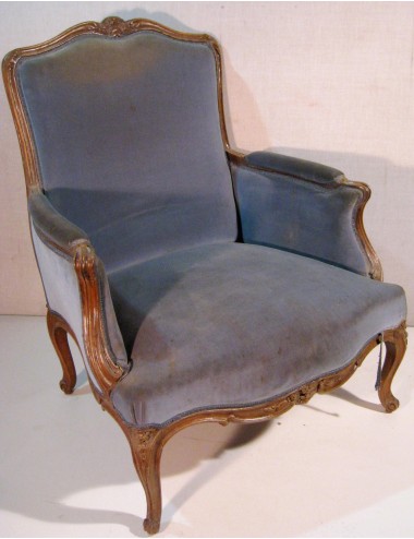Modern armchair + pouff