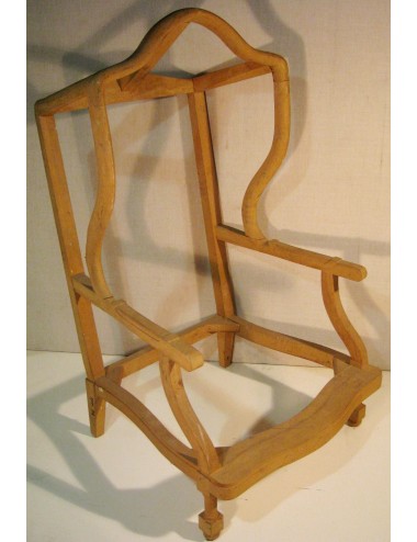 2 poltrone Capucine/Bergere - 1 imbottita + 1 moderna in legno