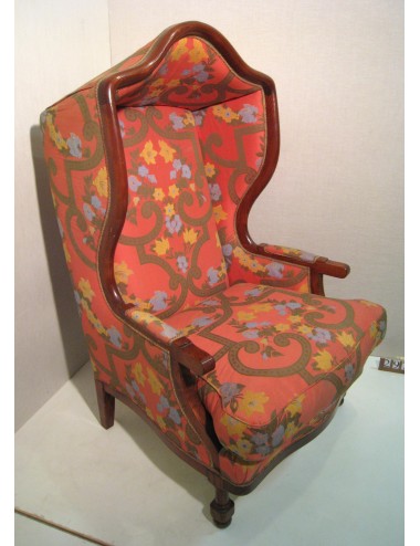 2 poltrone Capucine/Bergere - 1 imbottita + 1 moderna in legno