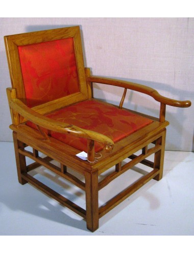 2 Chinese-type armchairs a) wood b)lacquered L138 ab modern