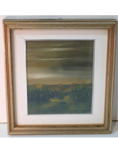 Pittura ad olio firma illeggibile