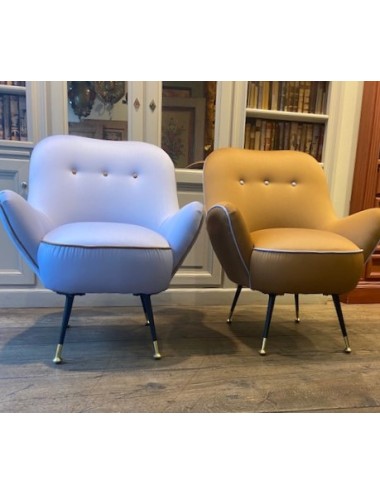 2 poltrone moderne stile anni '50
