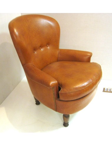 Poltrona moderna in pelle